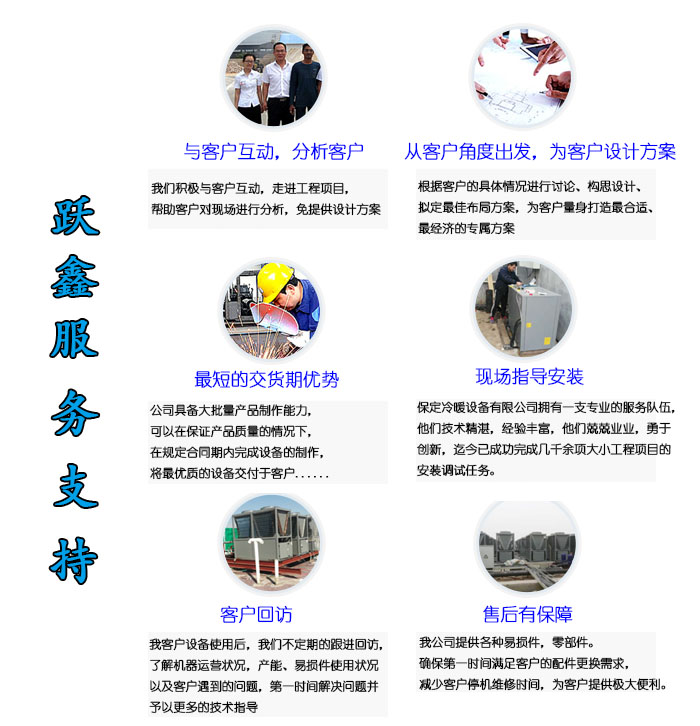 跃鑫空气源热泵服務(wù)支持
