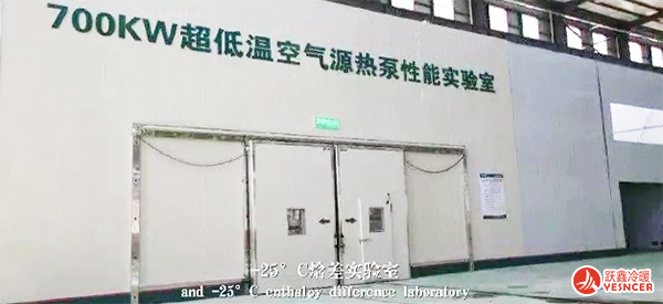 700KW超低温空气源热泵性能(néng)实验室_空气源热泵设备